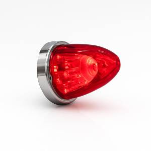 ATM - 1055CR - PLAFON ATM 9 LEDS ROJO REPUESTO DE ZEPELIN REDONDO 10.4 X 8.9 CM SIN VICERA 12-24V