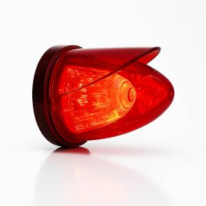 ATM - 1055CRVR - LAMPARA LATERAL MISIL 10.4 X 8.9 CM 14V ROJO VISERA ROJO