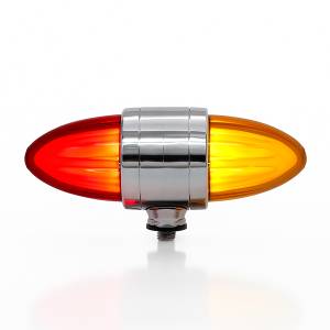 ATM - 1055H - PLAFON ATM DIRECCIONAL 18 LEDS AMBAR/ROJO 24.4 X 10.5 X 9 CM HALO 12-24V