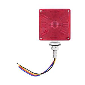 UNITED PACIFIC - UNITED PACIFIC - 36106 - DIRECCIONAL UNITED PACIFIC 1 PATA DE 48 LEDS CUADRADA 3" AMBAR ROJO 12V - Image 2