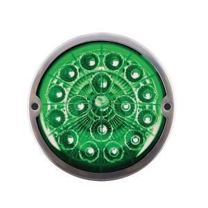 UNITED PACIFIC - UNITED PACIFIC - 35975 - LUZ REPUESTO DE ZEPELIN WATERMELON UNITED PACIFIC 17 LEDS AMBAR/VERDE MICA CLARA CON BISEL 12V - Image 7