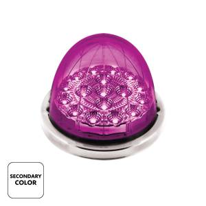 UNITED PACIFIC - UNITED PACIFIC - 35976 - LUZ REPUESTO DE ZEPELIN WATERMELON UNITED PACIFIC 17 LEDS AMBAR/PURPURA MICA CLARA CON BISEL 12V DES - Image 3