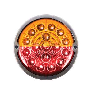 UNITED PACIFIC - UNITED PACIFIC - 35977 - LUZ REPUESTO DE ZEPELIN WATERMELON UNITED PACIFIC 17 LEDS AMBAR/ROJO MICA CLARA CON BISEL 12V - Image 5