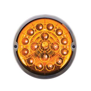 UNITED PACIFIC - UNITED PACIFIC - 35977 - LUZ REPUESTO DE ZEPELIN WATERMELON UNITED PACIFIC 17 LEDS AMBAR/ROJO MICA CLARA CON BISEL 12V - Image 6