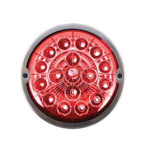 UNITED PACIFIC - UNITED PACIFIC - 35977 - LUZ REPUESTO DE ZEPELIN WATERMELON UNITED PACIFIC 17 LEDS AMBAR/ROJO MICA CLARA CON BISEL 12V - Image 7
