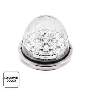 UNITED PACIFIC - UNITED PACIFIC - 35978 - LUZ REPUESTO DE ZEPELIN WATERMELON UNITED PACIFIC 17 LEDS AMBAR/BLANCO MICA CLARA CON BISEL 12V - Image 3