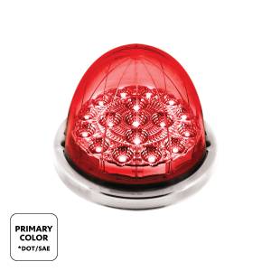 UNITED PACIFIC - UNITED PACIFIC - 35979 - LUZ REPUESTO DE ZEPELIN WATERMELON UNITED PACIFIC 17 LEDS ROJO/AZUL MICA CLARA CON BISEL 12V - Image 2