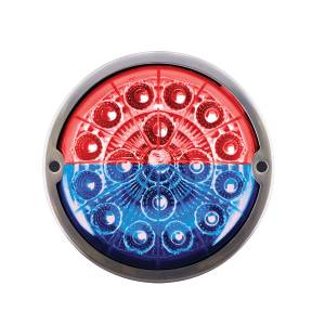 UNITED PACIFIC - UNITED PACIFIC - 35979 - LUZ REPUESTO DE ZEPELIN WATERMELON UNITED PACIFIC 17 LEDS ROJO/AZUL MICA CLARA CON BISEL 12V - Image 5