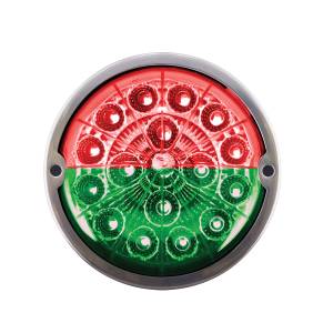UNITED PACIFIC - UNITED PACIFIC - 35980 - LUZ REPUESTO DE ZEPELIN WATERMELON UNITED PACIFIC 17 LEDS ROJO/VERDE MICA CLARA CON BISEL 12V - Image 5