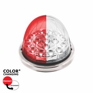 UNITED PACIFIC - 35982 - LUZ REPUESTO DE ZEPELIN WATERMELON UNITED PACIFIC 17 LEDS ROJO/BLANCO MICA CLARA CON BISEL 12V