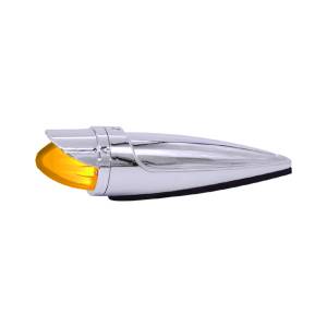 ATM - 1058CPHAV - LAMPARA CABINA MISIL CAPOTA HALO 30.3 X 7.5 CM 24V AMBAR VISERA CROMADA