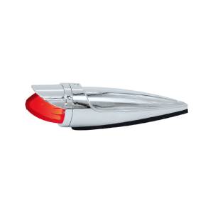 ATM - 1058CPHRV - LAMPARA CABINA MISIL CAPOTA HALO 30.3 X 7.5 CM 24V ROJO VISERA CROMADA