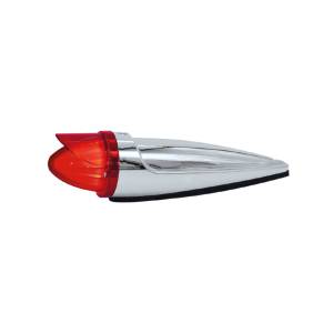 ATM - 1058CPHRVR - LAMPARA CABINA MISIL CAPOTA HALO 30.3 X 7.5 CM 24V ROJO VISERA ROJO