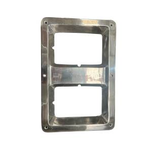 GENERICA-PFN0768-BISEL PARA FARO DINA RECTANGULAR DOBLE DE ALUMINIO