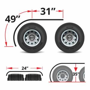 TRUX - TRUX - TFEN-H53 - SALPICADERA TRUX DE PERFIL BAJO ROLLIN SMOOTH DW 80" CALIBRE 14 ACERO INOXIDABLE CON BRILLO DE ESPEJO - Image 3