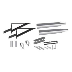 TRUX - TFEN-HKIT - KIT DE MONTAJE TRUX DE SALPICADERA DE MEDIA ALTURA, SOPORTES DE GUARDABARROS AJUSTABLES CALIBRE 14
