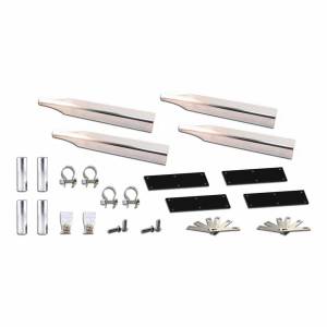 TRUX - TRUX - TFEN-SKITHD - KIT COMPLETO DE SALPICADERA DE ACERO INOXIDABLE CON SOPORTES INFERIORES TRIANGULARES 12 - Image 1