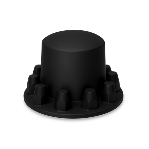 TRUX - THUB-RP33B - KIT DE CUBIERTA TRASERO DE PLASTICO ABS NEGRO CROMADA CON TAPA CENTRAL EXTRAÑABLE Y CUBIERTAS