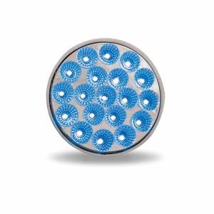 TRUX - TRUX - TLED-4XAB - PLAFON TRUX REDONDO 4" LED AMBAR/AZUL MICA CLARA 19 LEDS - Image 4