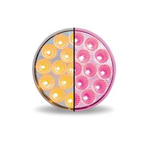 TRUX - TRUX - TLED-4XAPINK - PLAFON TRUX REDONDO 4" LED AMBAR/ROSA MICA CLARA 19 LEDS - Image 2