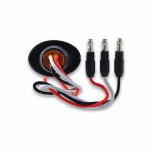 TRUX - TRUX - TLED-B4A - PLAFON TRUX 2 LEDS AMBAR OVALADO 3/4" BISEL CROMADO - Image 3