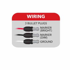 TRUX - TRUX - TLED-B4A - PLAFON TRUX 2 LEDS AMBAR OVALADO 3/4" BISEL CROMADO - Image 5