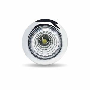 TRUX - TRUX - TLED-BX1AB - PLAFON TRUX 1 LED AMBAR/AZUL 3/4" BICEL PLASTICO CROMADO - Image 2
