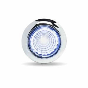 TRUX - TRUX - TLED-BX1AB - PLAFON TRUX 1 LED AMBAR/AZUL 3/4" BICEL PLASTICO CROMADO - Image 4