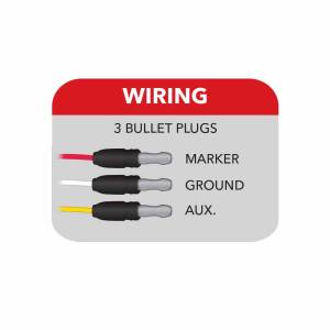 TRUX - TRUX - TLED-BX1AB - PLAFON TRUX 1 LED AMBAR/AZUL 3/4" BICEL PLASTICO CROMADO - Image 8