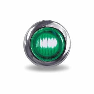 TRUX - TRUX - TLED-BX3AG - PLAFON TRUX 2 LEDS VERDE/AMBAR REDONDO 3/4" BISEL PLASTICO CROMADO - Image 3