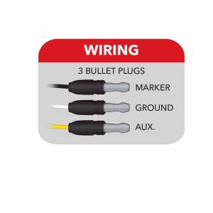 TRUX - TRUX - TLED-BX3AG - PLAFON TRUX 2 LEDS VERDE/AMBAR REDONDO 3/4" BISEL PLASTICO CROMADO - Image 6
