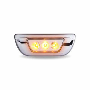 TRUX - TLED-C100CA - PLAFON TRUX DE CABINA KENWORTH CON GIRO TRANSPARENTE/AMBAR 3 DIODOS