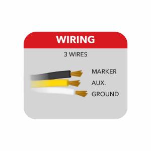 TRUX - TRUX - TLED-CAB2XAB - PLAFON TRUX 42 LEDS AMBAR/AZUL ZEPELIN CUADRADO ABS CROMADO 12 V - Image 5