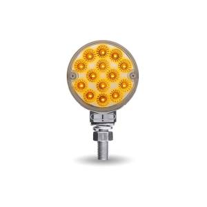 TRUX - TLED-DL3XG - PLAFON  AMBAR / ROJO GIRO Y AUXILIAR A VERDE  MINI REFLECTOR 3" REDODNDO  DOBLE CARA LED 28 DIO 3