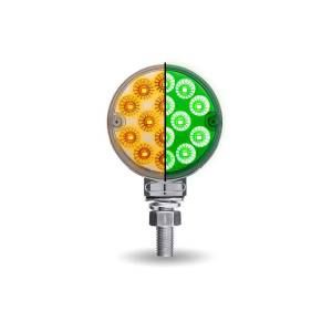 TRUX - TRUX - TLED-DL3XG - PLAFON  AMBAR / ROJO GIRO Y AUXILIAR A VERDE  MINI REFLECTOR 3" REDODNDO  DOBLE CARA LED 28 DIO 3 - Image 2