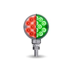 TRUX - TRUX - TLED-DL3XG - PLAFON  AMBAR / ROJO GIRO Y AUXILIAR A VERDE  MINI REFLECTOR 3" REDODNDO  DOBLE CARA LED 28 DIO 3 - Image 5