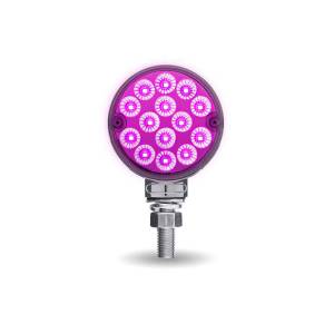 TRUX - TRUX - TLED-DL3XP - PLAFON AMBAR ROJO/  GIRO Y AUXILIAR A PURPURA MINI REFLECTOR REDONDO  DOBLE CARA LED 28 DIO 3.13X - Image 4