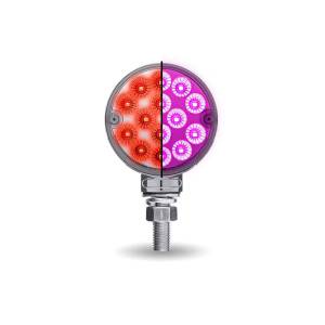 TRUX - TRUX - TLED-DL3XP - PLAFON AMBAR ROJO/  GIRO Y AUXILIAR A PURPURA MINI REFLECTOR REDONDO  DOBLE CARA LED 28 DIO 3.13X - Image 5