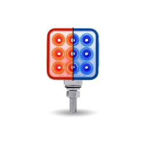 TRUX - TRUX - TLED-DS3XB1 - PLAFON  AMBAR / ROJO GIRO Y AUXILIAR A AZUL  MINI REFLECTOR 3" CUADRADO DE DOBLE CARA LED 30 DIO - Image 6