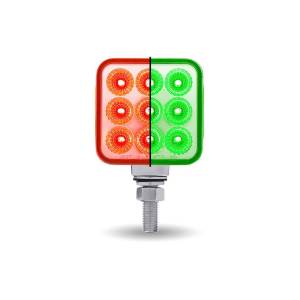 TRUX - TRUX - TLED-DS3XG1 - PLAFON  AMBAR / ROJO GIRO Y AUXILIAR A VERDE  MINI REFLECTOR 3" CUADRADO  DOBLE CARA LED 30 DIO 3 - Image 3