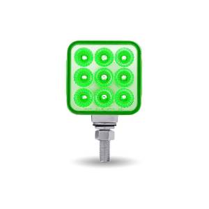 TRUX - TRUX - TLED-DS3XG1 - PLAFON  AMBAR / ROJO GIRO Y AUXILIAR A VERDE  MINI REFLECTOR 3" CUADRADO  DOBLE CARA LED 30 DIO 3 - Image 6