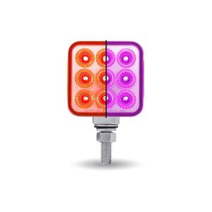 TRUX - TRUX - TLED-DS3XP1 - PLAFON AMBAR / ROJO GIRO Y AUXILIAR A PURPURA  MINI REFLECTOR 3" CUADRADO  DOBLE CARA LED 30 DIO - Image 2