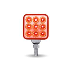 TRUX - TRUX - TLED-DS3XR1 - PLAFON AMBAR / ROJO GIRO Y AUXILIAR A ROJO  MINI REFLECTOR 3" CUADRADO  DOBLE CARA LED 30 DIO 3.2 - Image 5