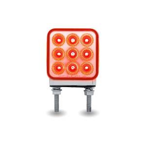 TRUX - TRUX - TLED-DS3XR2 - PLAFON AMBAR / ROJO GIRO Y AUXILIAR A ROJO MINI REFLECTOR 3" CUADRADO  DOBLE CARA LED 30 DIO 3.24 - Image 5