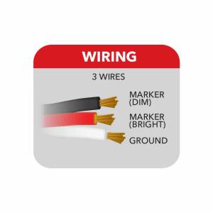 TRUX - TRUX - TLED-F17CR - LUZ DELGADA 1" X 17" ROJO CON BISEL CROMADA 23 DIODES - Image 5