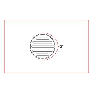 TRUX - TRUX - TLED-F2A - LEDS AMBAR PLANO DE 2" 9 DIODOS - Image 3