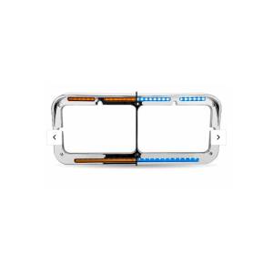 TRUX - TRUX - TLED-FX106 - BISEL PARA FARO TRUX CON LED ÁMBAR/ AZUL 55 DIODOS - Image 1
