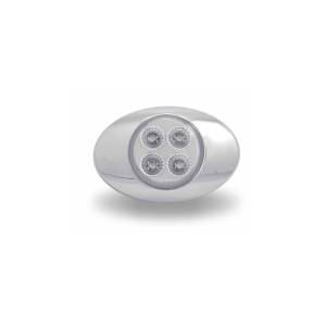 TRUX - TRUX - TLED-G2XRB - MINI TRUX 2" OVALADO 4 LEDS MICA CLARA ROJO/AZUL - Image 2