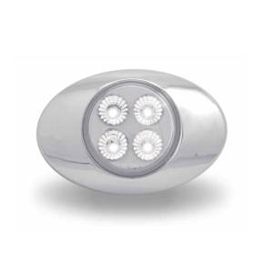 TRUX - TRUX - TLED-G2XRW - MINI TRUX  2" OVALADO 4 LEDS MICA CLARA ROJO/BLANCO - Image 4