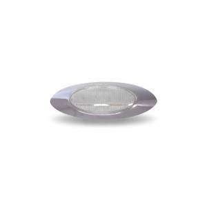 TRUX - TLED-G4CA - PLAFON TRUX G4 6.6" X 2.13" AMBAR CON BICEL CROMADO (4 DIODOS )